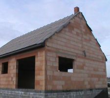 Pose du feutre bitum&eacute;