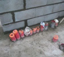 Les murs se montent tr&egrave;s vite!! Raccord PAC