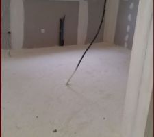 Projection de la mousse polyurethane