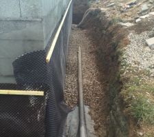 Sous sol / préparation drainage / delta ms