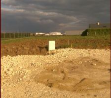 Terrrain pr&ecirc;t &agrave; accueillir la maison