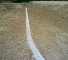 Caviveau au fond du bac de rétention