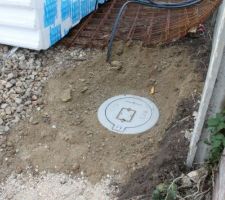 Compteur d'eau sous le sol
