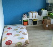 La chambre de notre fils, pas complètement terminée, mais habitable