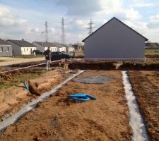 Vu entièrement de terrassement