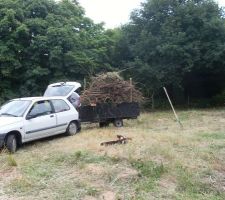 Un des 10 chargements &agrave; destination de la d&eacute;chetterie !