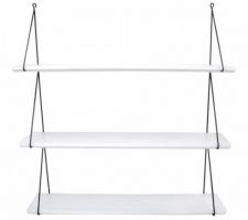 étagère en blanc