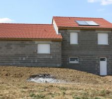 Remblaiement autour de la maison