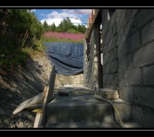 Le balcon de l'entrée