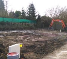 Vue terrain d&eacute;caiss&eacute;