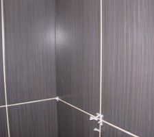 Détail carrelage WC suspendu