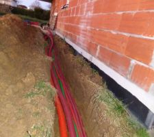 Assainissement - passage des fourreaux