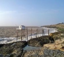 Plage du Platin  jour de tempête