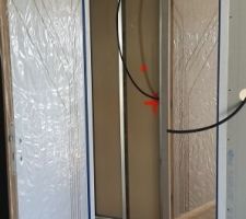Visite chantier
Chambre d'ami - Vue su r couloir