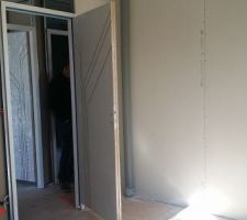 Visite chantier
Chambre parentale - Vue sur couloir