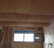 Isolation sous toiture en laine de bois