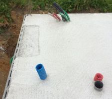 Les arrivées électriques et eau
