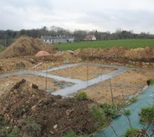 Coulage des fondations