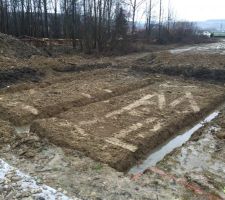 Terrassement pour les fondations