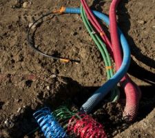 Gaines pour raccordement eau, téléphone et électricité