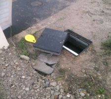 Dégâts sur le chantier