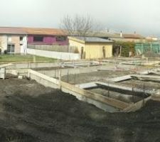 Cr&eacute;ation du vide sanitaire en b&eacute;ton arm&eacute;