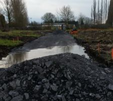 Route lot 1 a 3 a gauche et 4 a 9 a droite