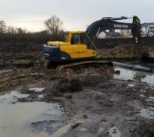 Grue entre terrain lot 8 et 10