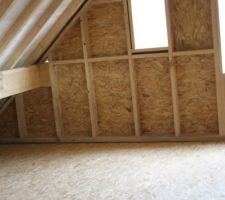 Charpente et planch&eacute; termin&eacute;s