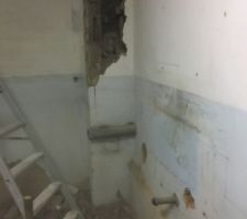 Démolition cheminée