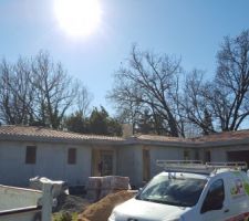 Vue d'ensemble façade nord.