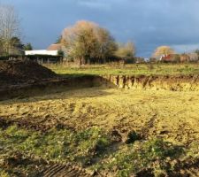 D&eacute;but du terrassement
