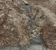 Retour d'environ de 2 m pour faire un contre poids de chaque c&ocirc;t&eacute; du mur