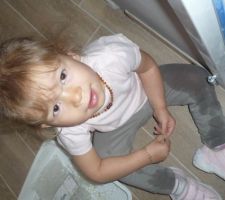 Non elle s'est pas fait pipi dessus !!