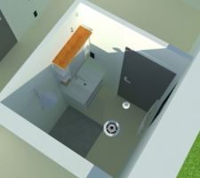 Salle d'eau chambre 1 (direction nord est)