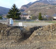 Tranchées eau, edf etc...