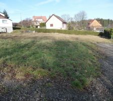 Vue sur le nord du terrain
