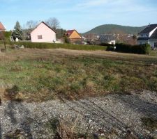 Vue sur le nord est du terrain