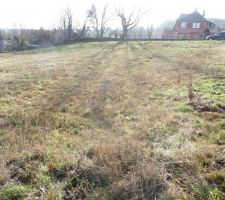 Vue sur le sud est du terrain