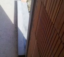 Accueil de la baie vitrée en gros plan