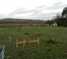 Debut fevrier, voici la pose de nos chaises avant de commencer a decaisser...