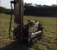 La "machine qui sonde le terrain.