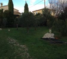 A l'emplacement de la maison!