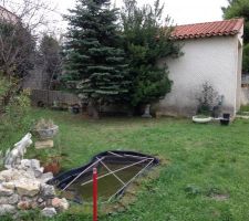 L'ancien garage d&eacute;moli