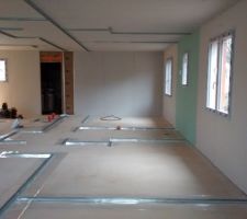 Mise en place des rails
