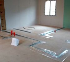 Mise en place des rails