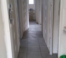 Carrelage couloir
