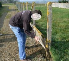 Démolition des plaques bétons