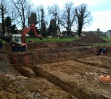 Decaissement &agrave; 60cm, on tombe bien &agrave; 150cm.