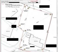 Plan d'implantation actuel (de la maison en ruine)